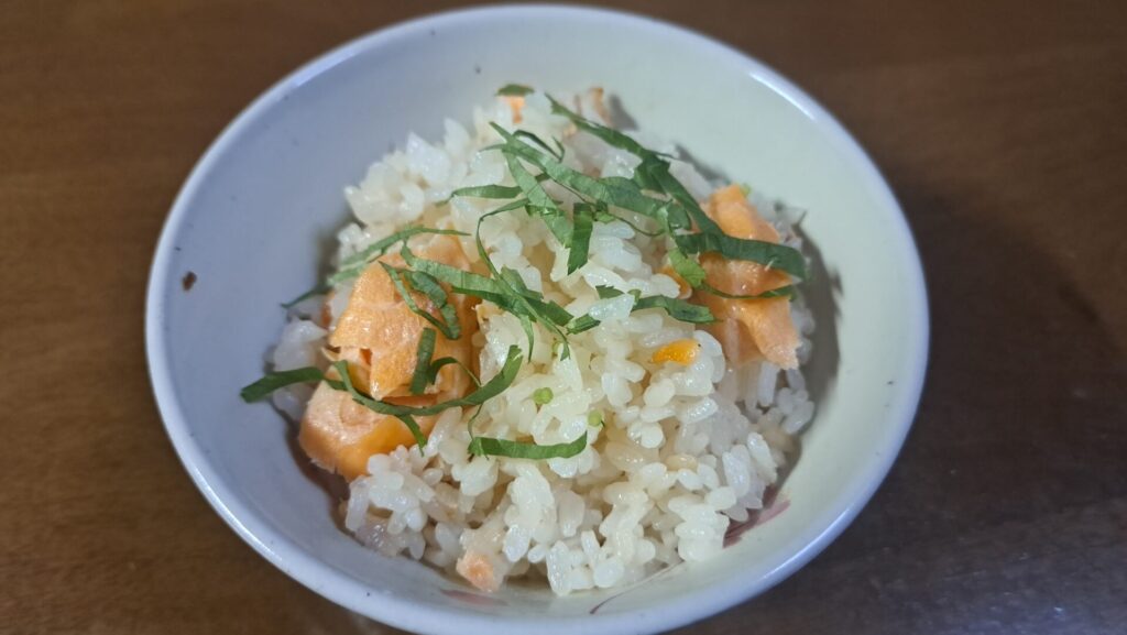 早朝のごはん。秋の味覚編。