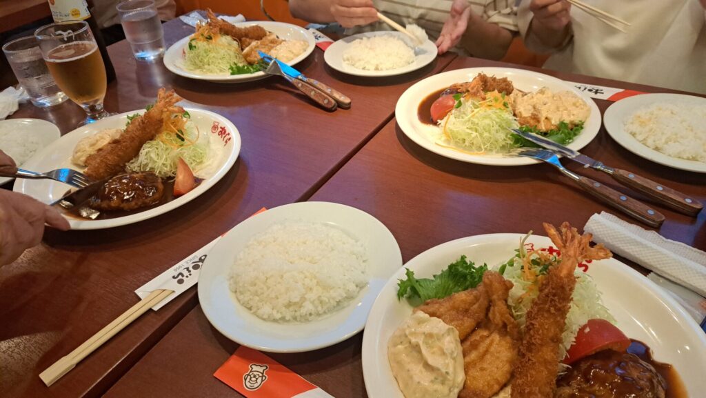 家族とお食事会です。