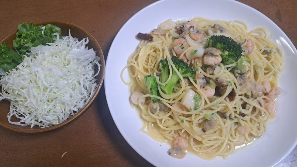 深夜の元気メシ。